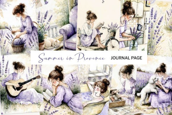 Download Summer in Provence Journal Pages - Provence Collection