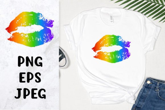 Download Rainbow Lips Sublimation. LGBT Pride - Lips sublimation Collection